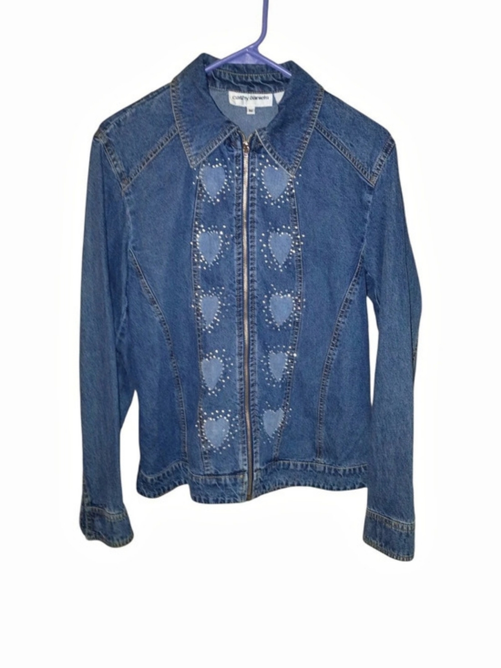 Cathy Daniels Women's Denim Jean Jacket in Blue